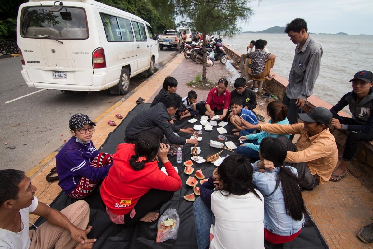 白马市海滩 Kep beach 白马市海滩 Kep beach