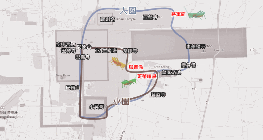 大樹包圍的寺廟 大樹包圍的寺廟