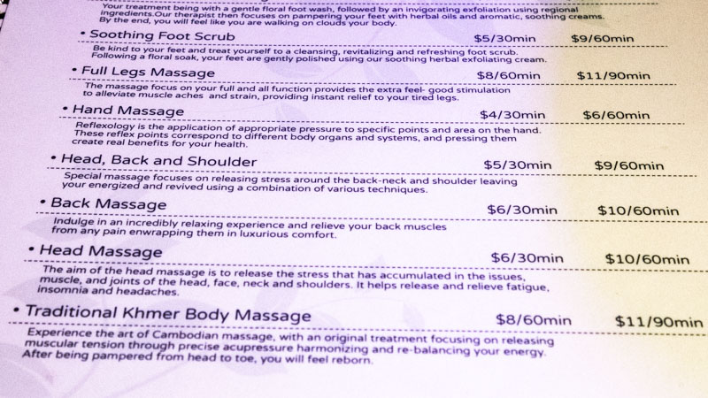 Temple Massage 按摩